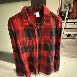 H & M Divided Long Sleeve Flannel M Plaid